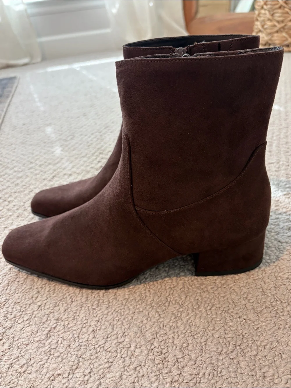 NWT Universal Thread Coral Ankle Boots Brown